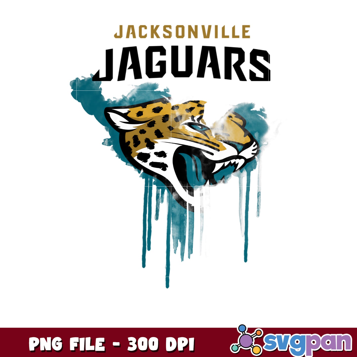 Nfl paint drip jacksonville jaguars png, nfl teams 2025 png, national football league png