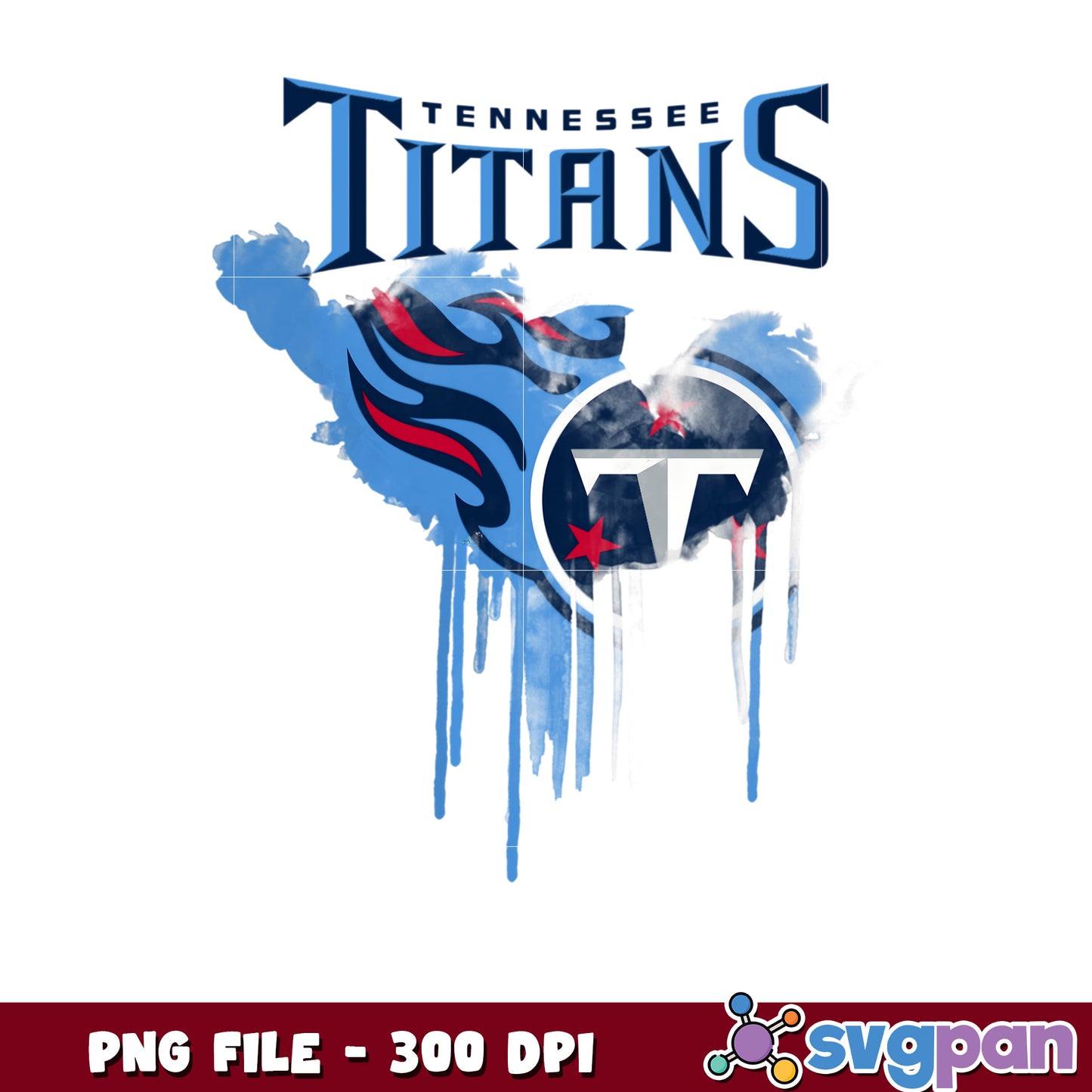 Nfl paint drip tennessee titans png, nfl teams 2025 png, national football league png
