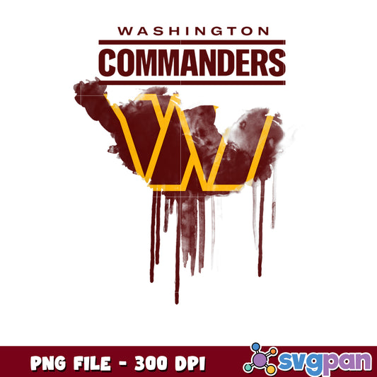 Nfl paint drip washington commanders png, nfl teams 2025 png, national football league png