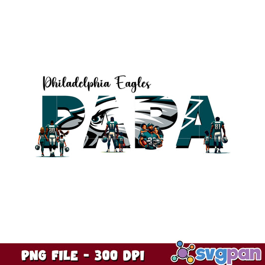 Nfl philadelphia eagles papa design png, nfl american football png, nfl logos png