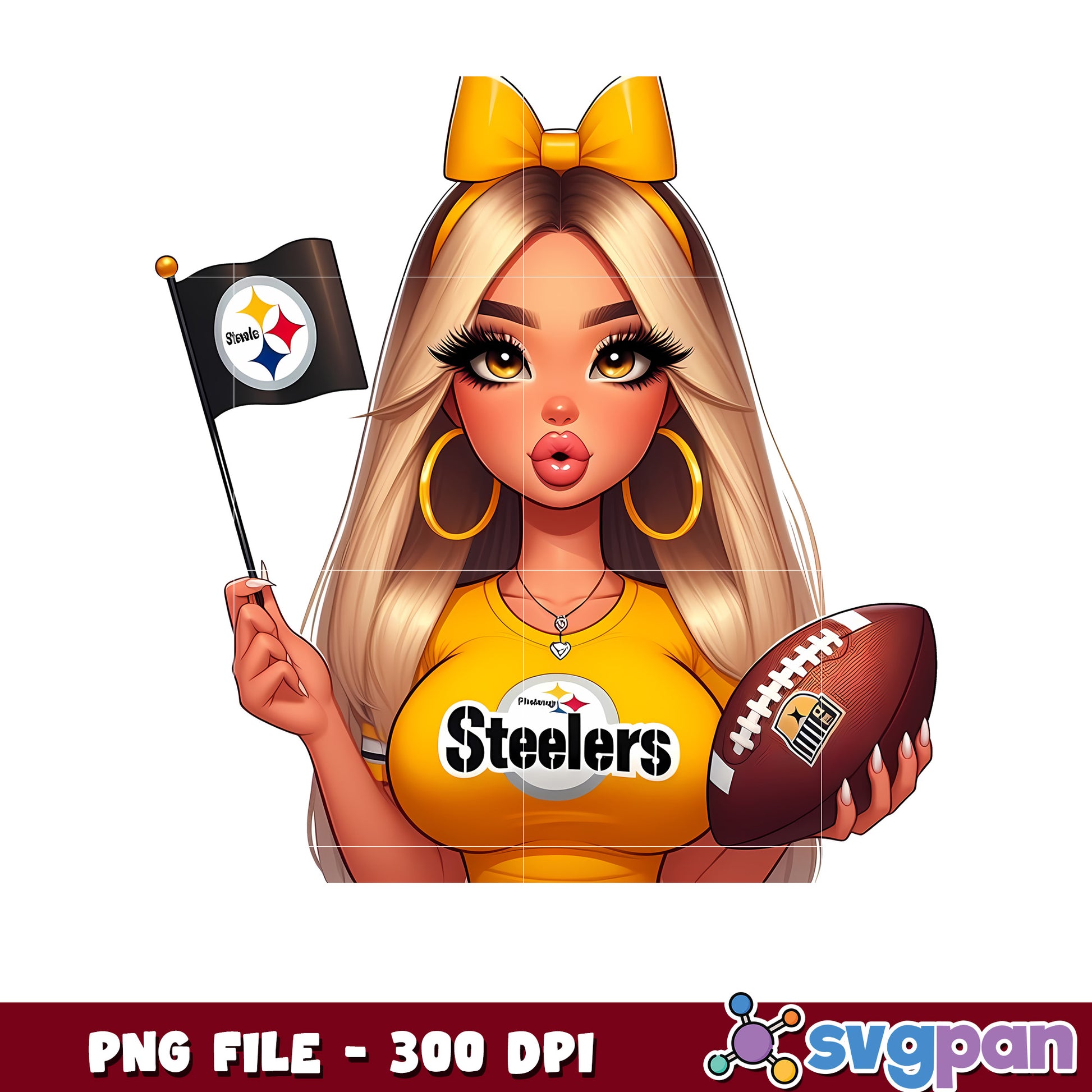Nfl pittsburgh steelers cheerleader girl design png, american football league png, nfl teams png