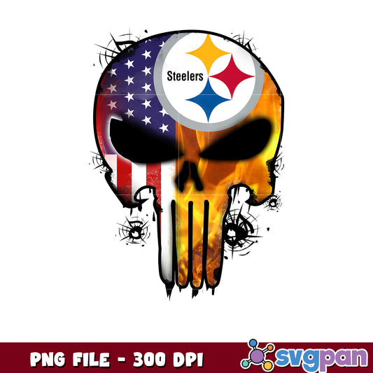Nfl pittsburgh stellers skull png, national football league 2025 png, nfl png