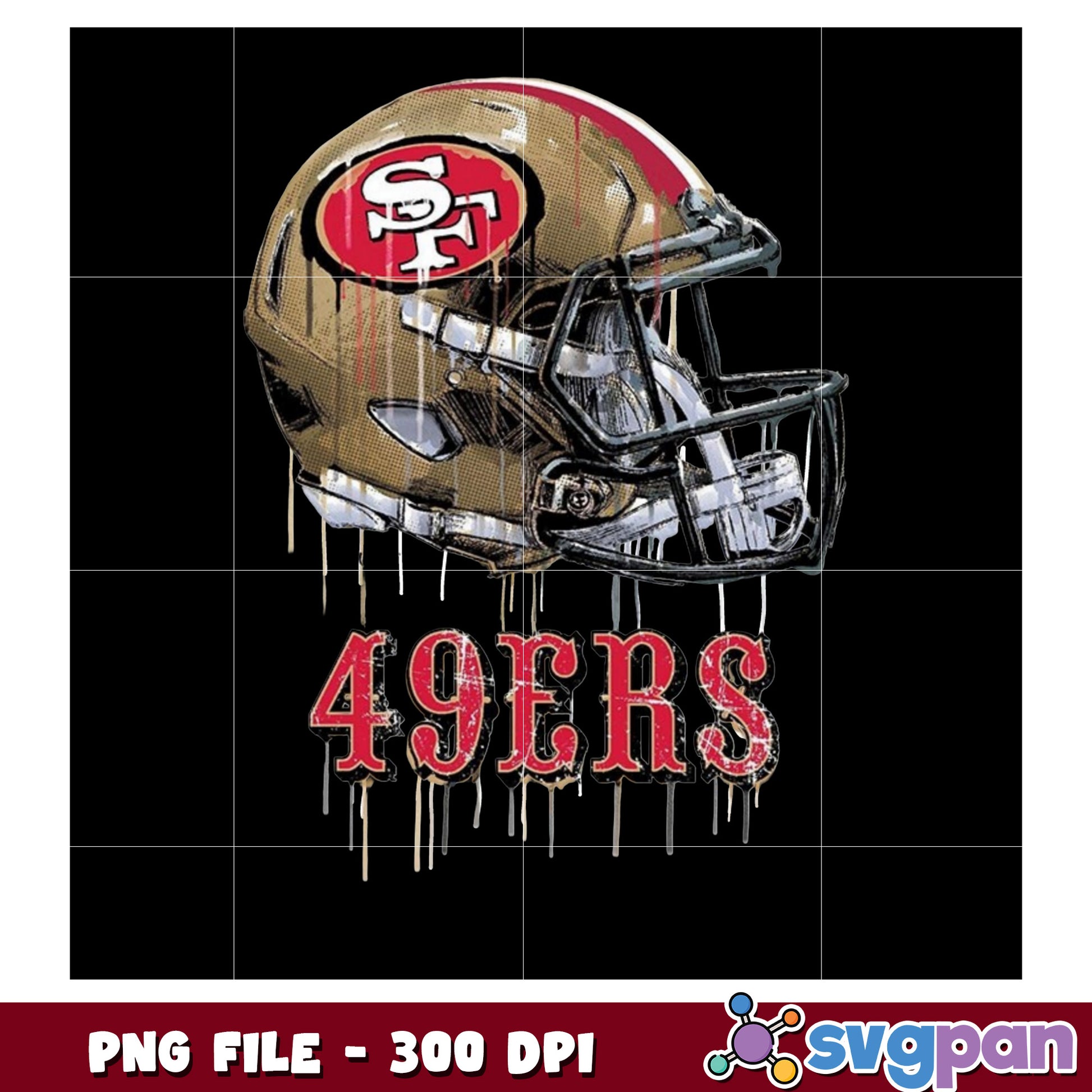 Nfl san francisco 49ers helmet design png, nfl teams png, nfl team logos​ png