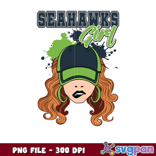 Nfl seahawks girl hat design png, nfl american football png, nfl logos png