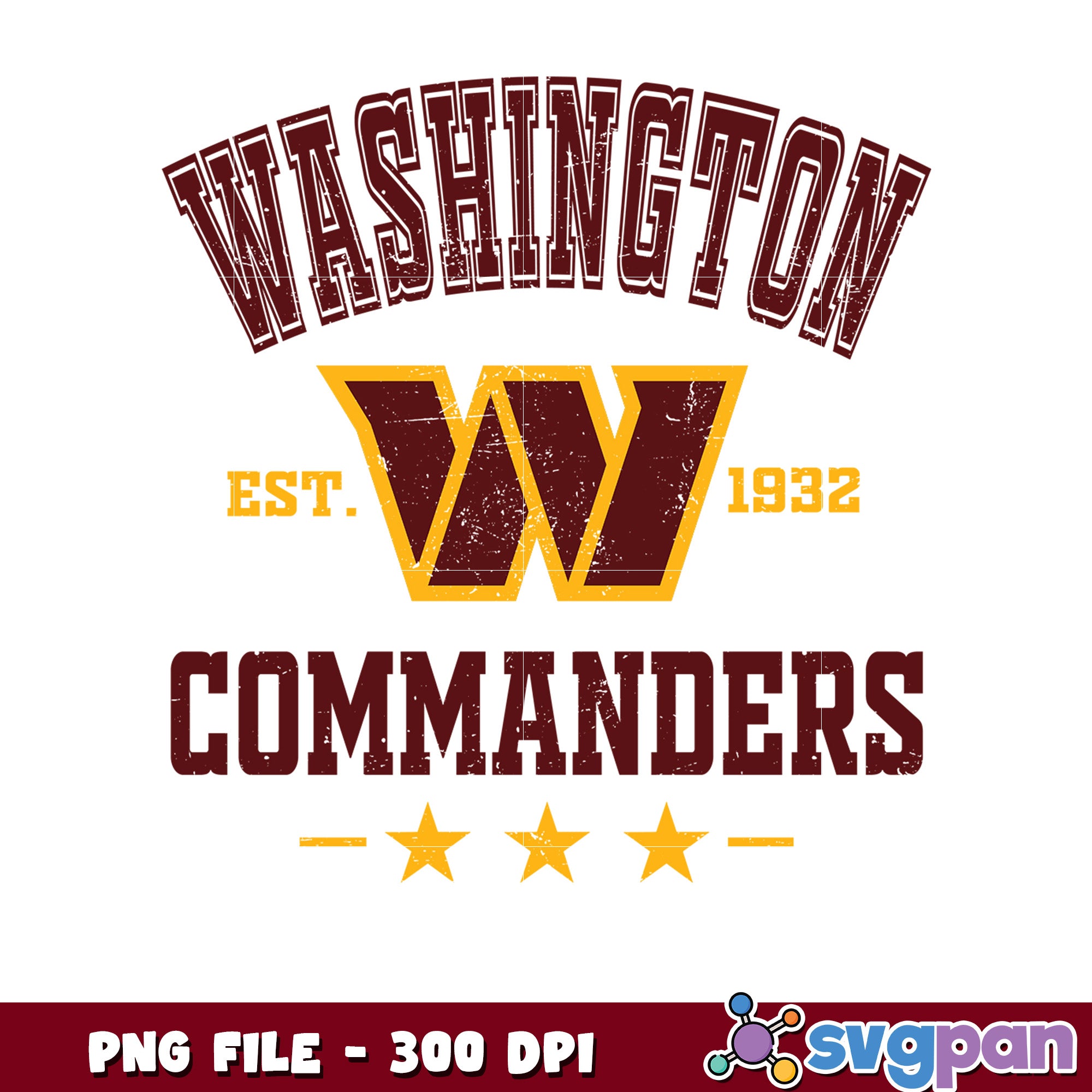 Nfl washington commanders team logo design png, american football team ...