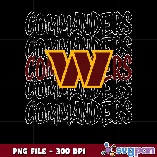Nfl washington commanders team logo png, nfl american football teams png, national football league png