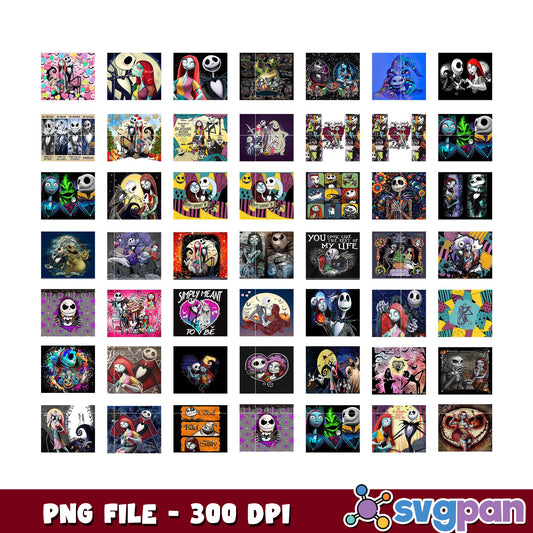 Nightmare Before Christmas PNG Bundle 300 DPI