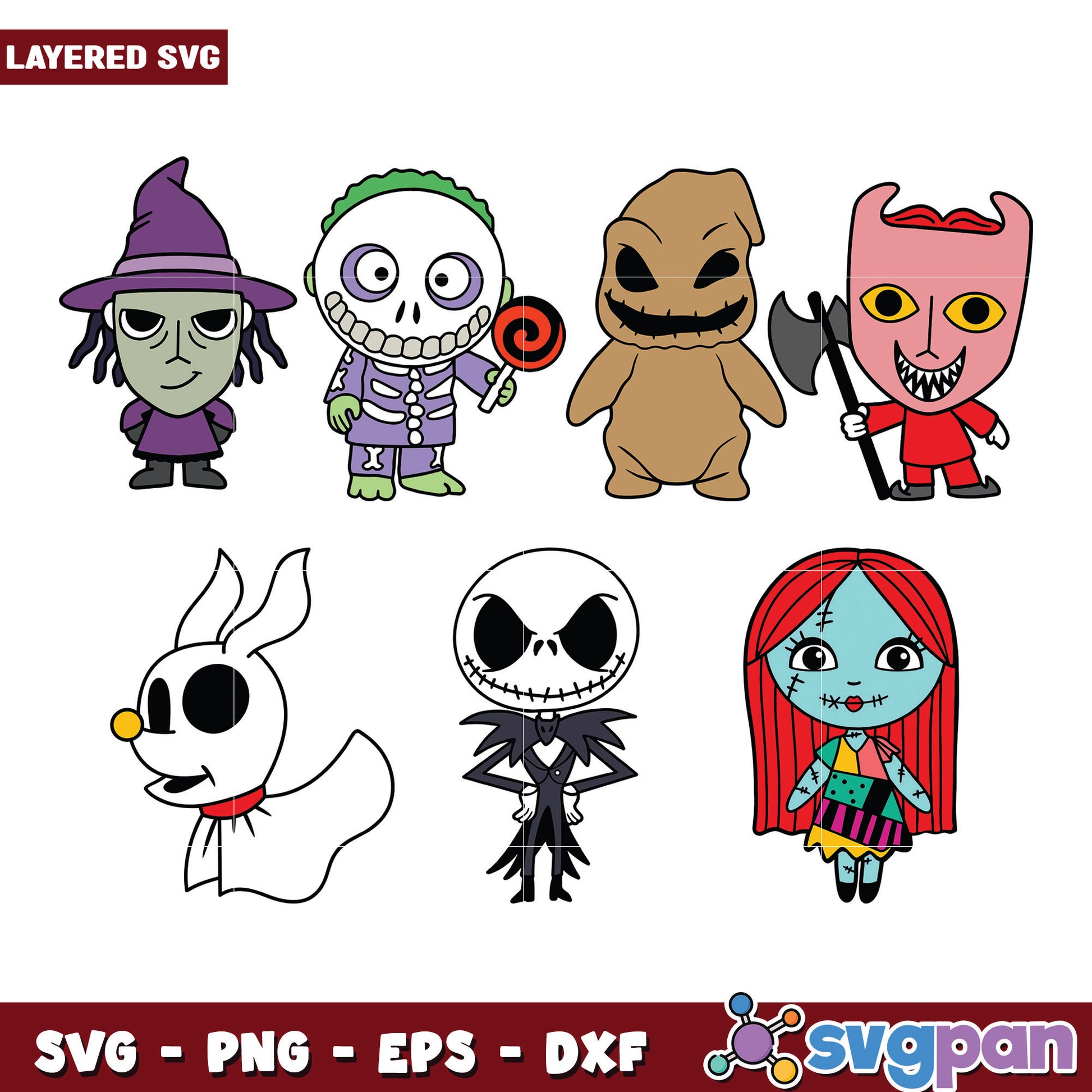 Nightmare Before Christmas SVG Bundle