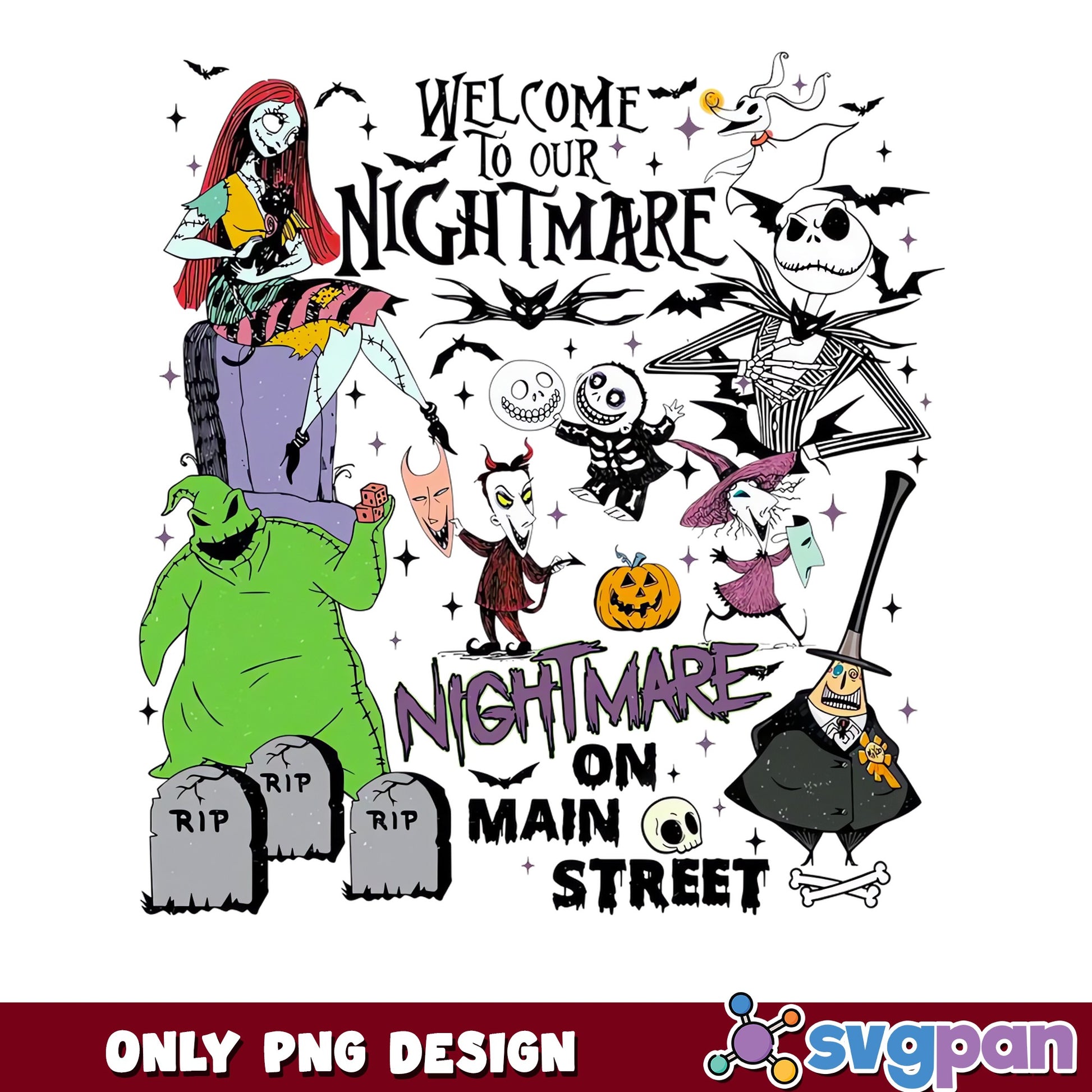Nightmare Before Christmas Oogie Boogie Jack Sally PNG, Halloween, PNG