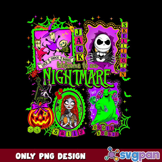 Nightmare Before Christmas PNG, Jack Skellington PNG, Halloween PNG