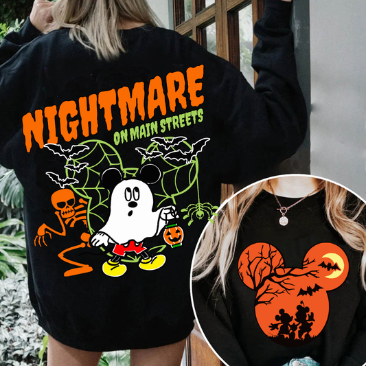 Nightmare on main street design png, greatest time of the year png , halloween cartoons png 