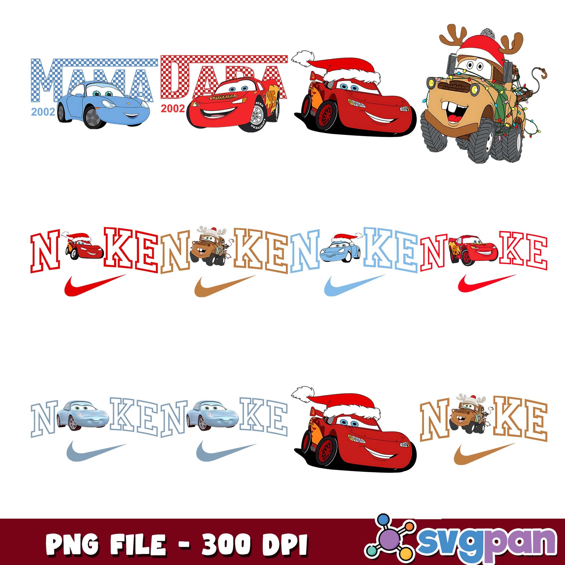 Nike cars png bundle