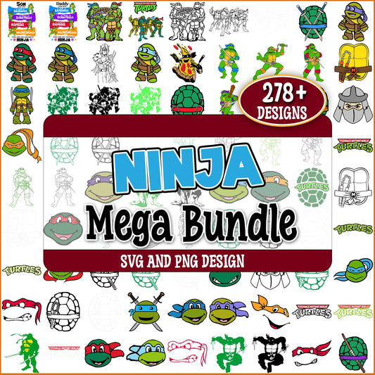 Ninja set svg bundle