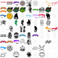 Ninja set svg bundle, ninja slushie svg, kawasaki ninja svg