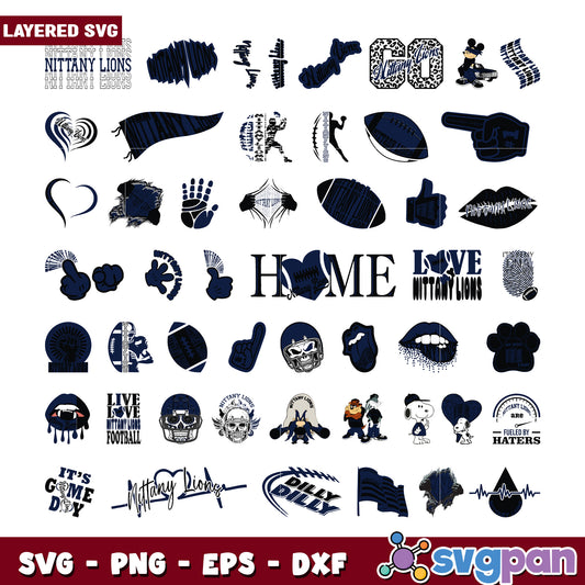 Nittany Lions SVG Bundle 30+ Designs