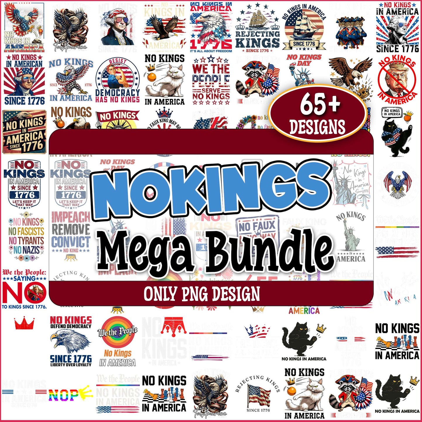 No kings in america png bundle