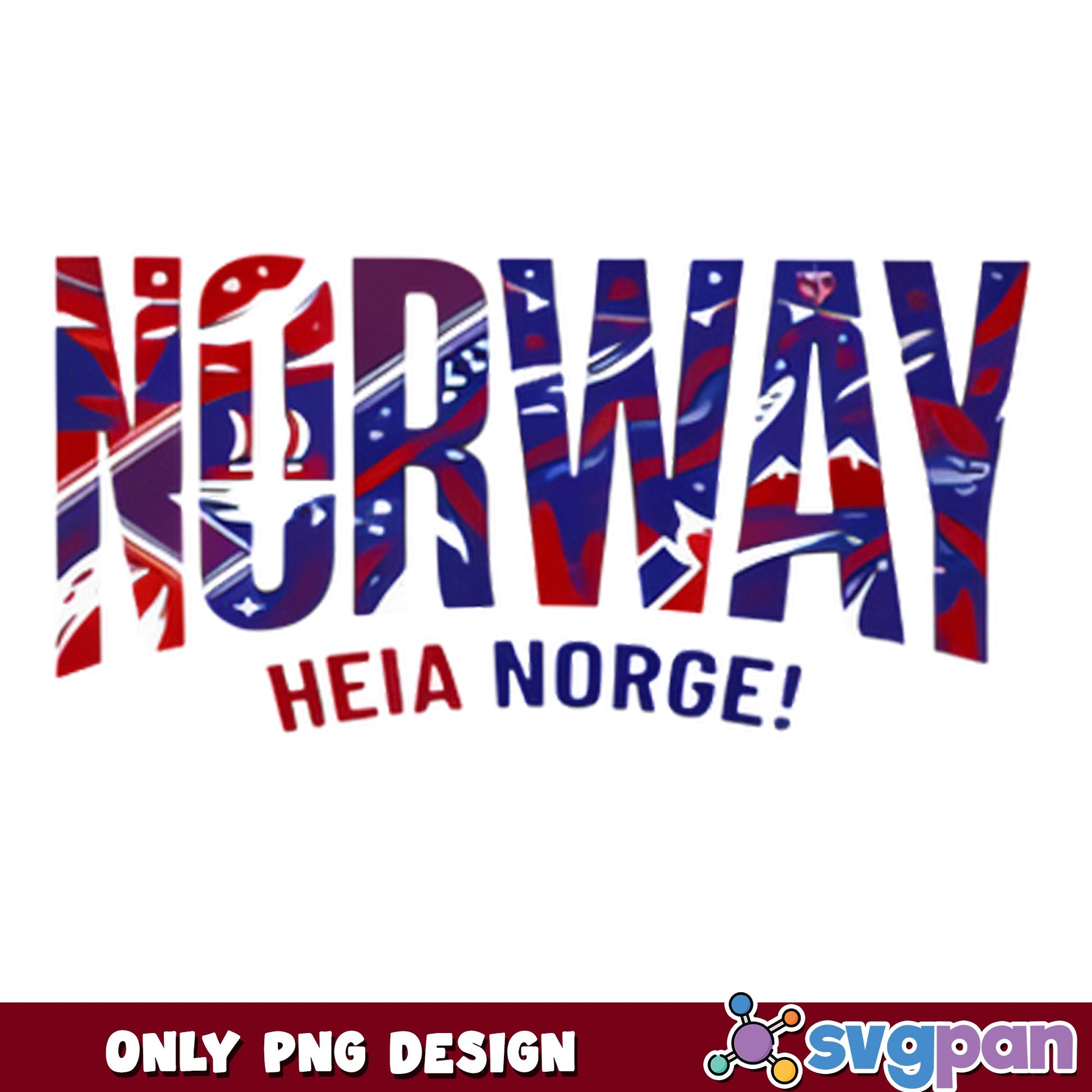 Norway Heia Norge PNG, Norwegian Flag Design PNG, Norway Pride PNG