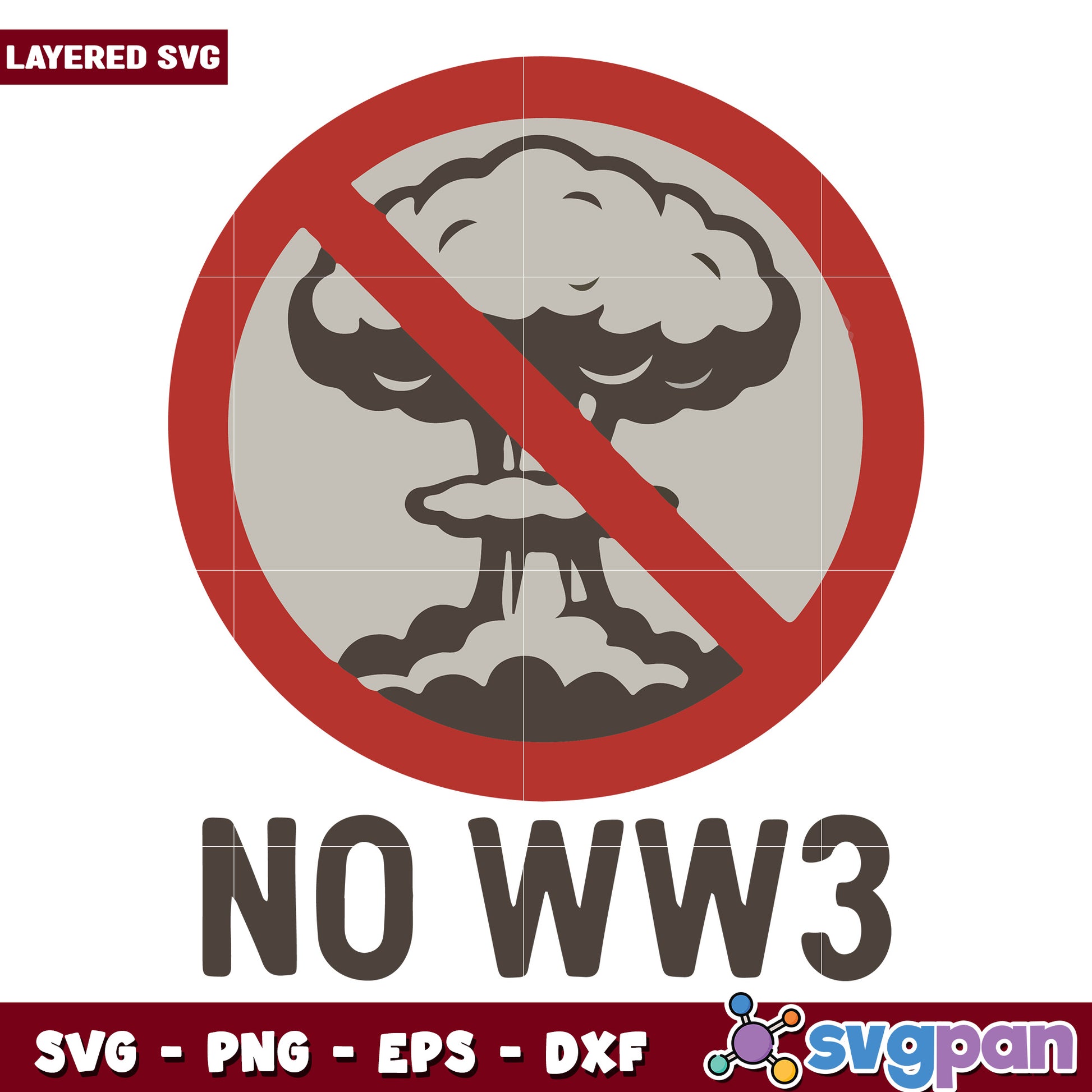 No ww3 design svg, anti war protest svg, peace activism svg