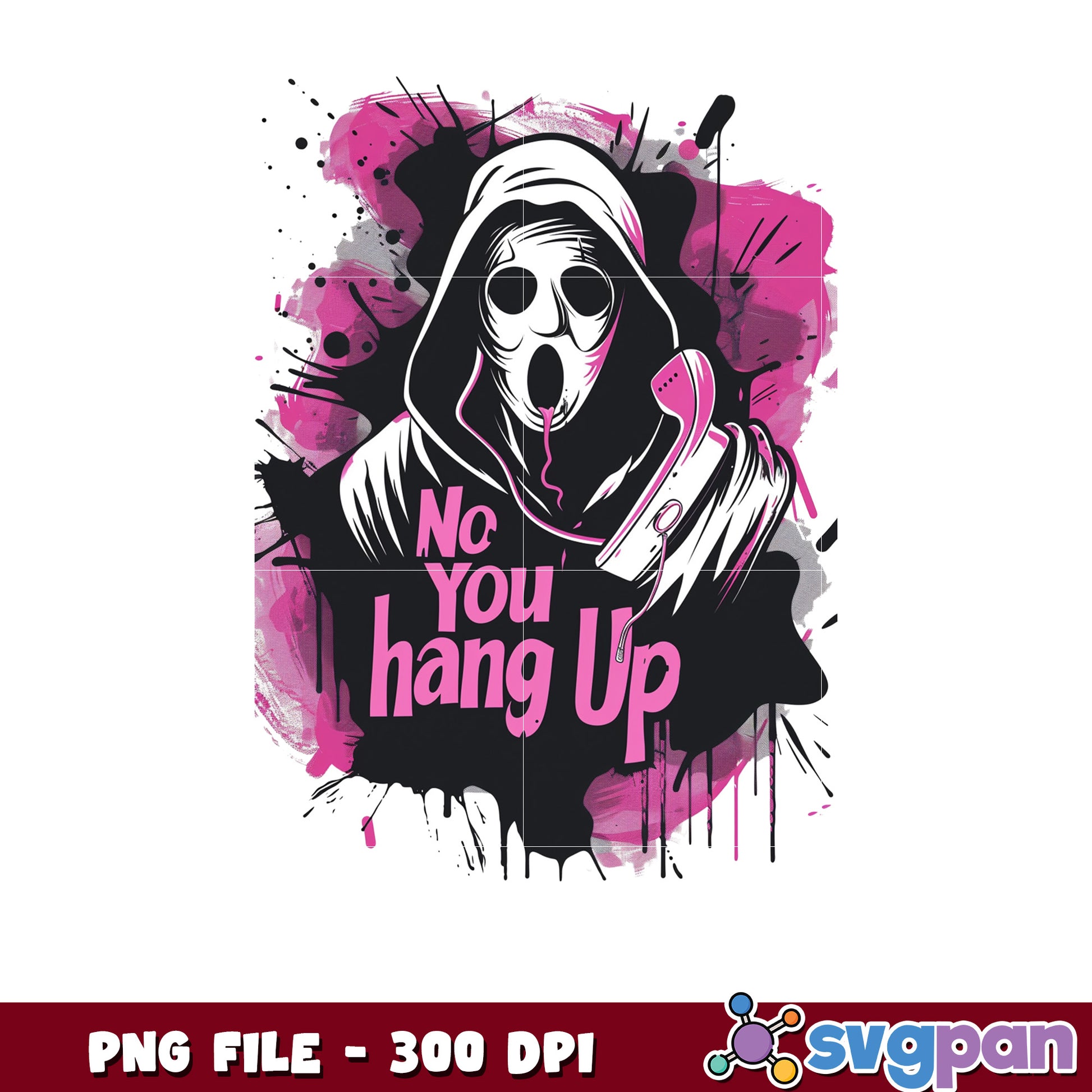 No you hang up png, halloween characters png, halloween quotes png