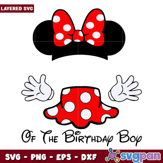 Of the birthday boy svg, Disney characters svg, Digital Download