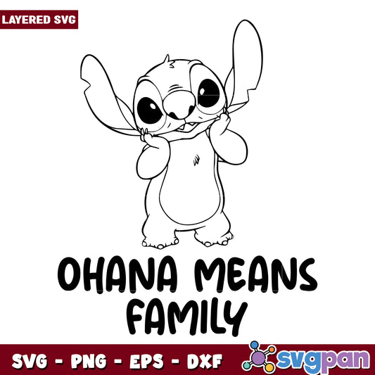 Ohana means family svg, lilo and stitch toys svg, lilo and stitch movie svg