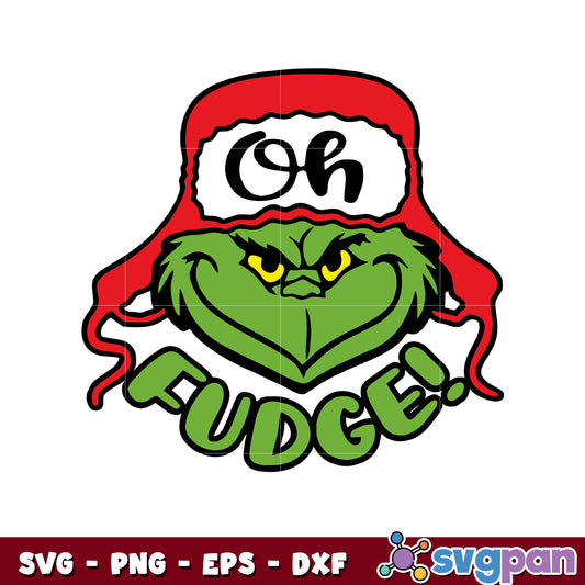 Oh fudge funny grinch christmas svg