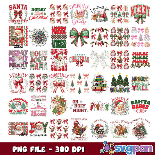 Oh holy night png bundle