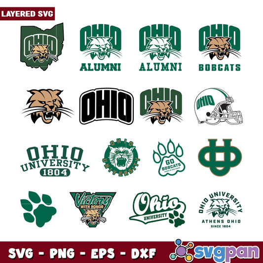 Ohio University Bobcats SVG Bundle