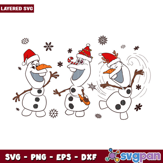Olaf chirstmas svg, disney characters svg, christmas logo svg