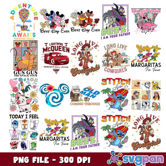 Old man coming through png bundle
