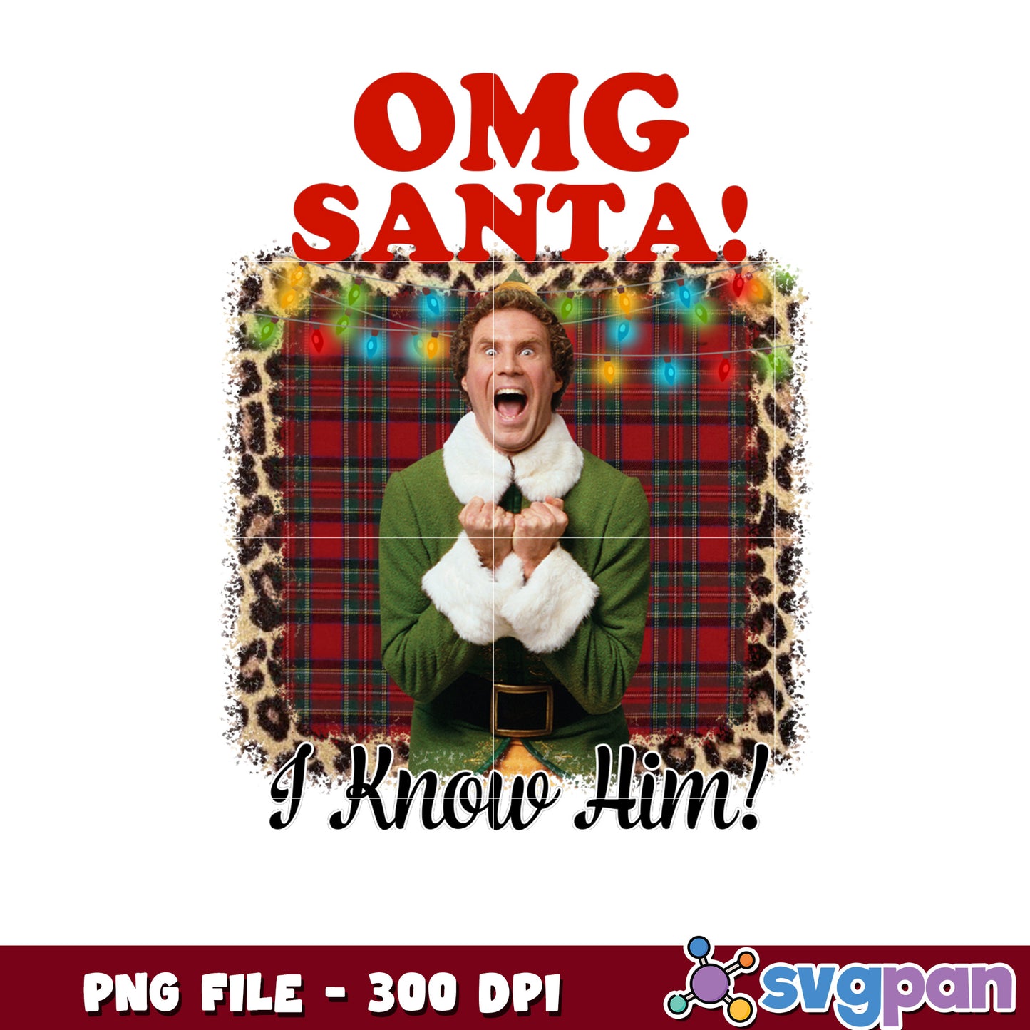 Omg santa i know him png,  christmas png,happy christmas png