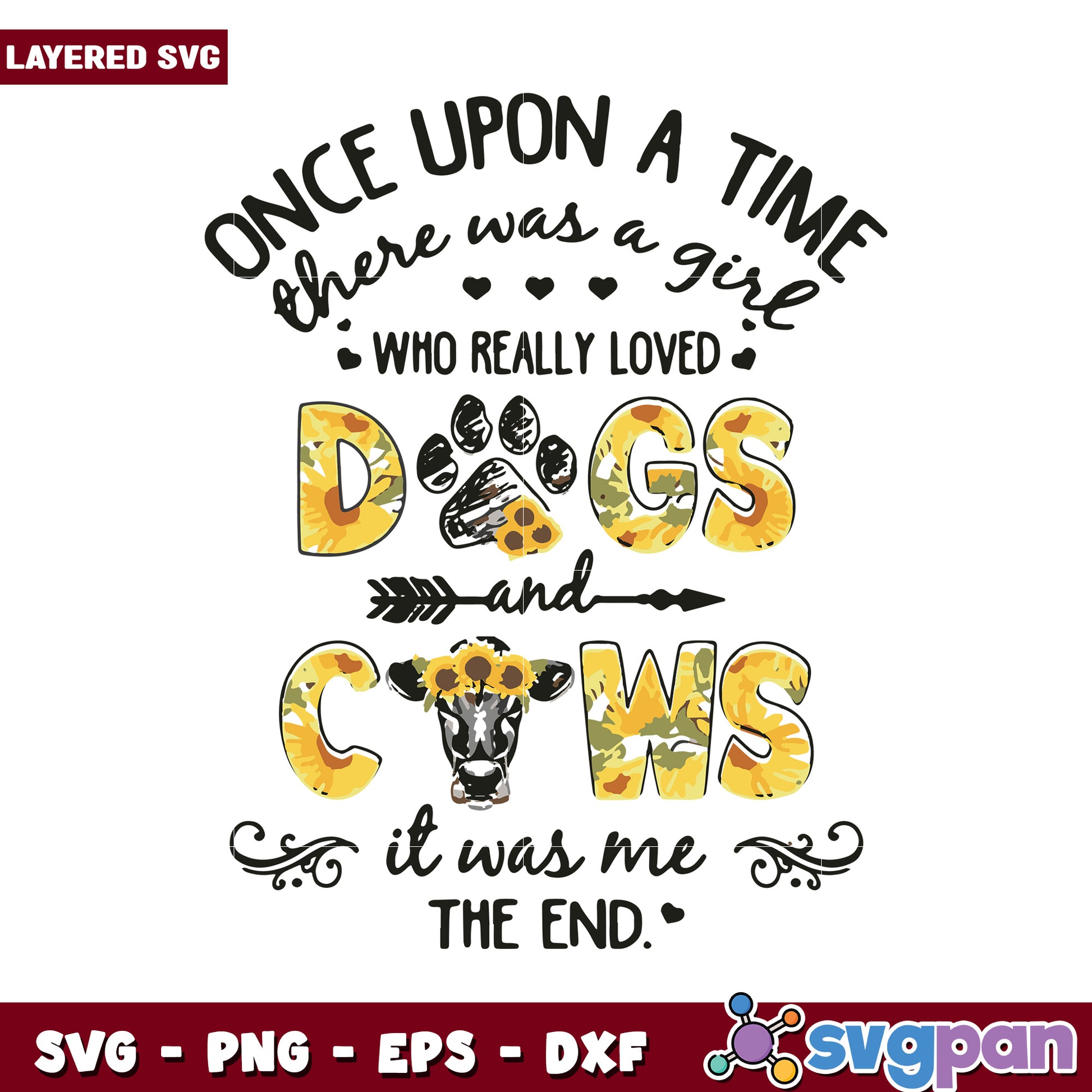 Once upon a time there was a girl who loved dogs and cows, it was me the end