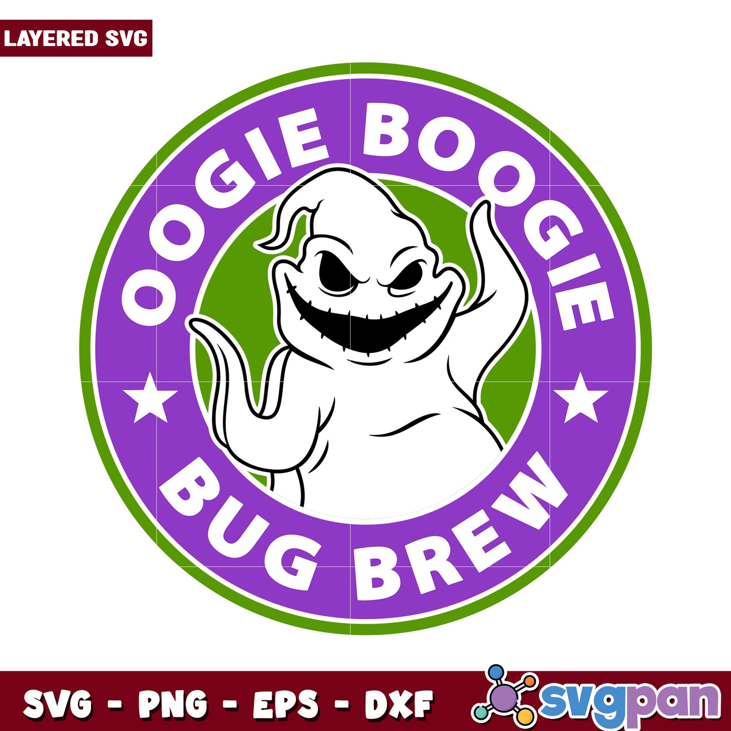 Oogie Boogie Bug Brew SVG Design for Enthusiasts, Fun for All Ages