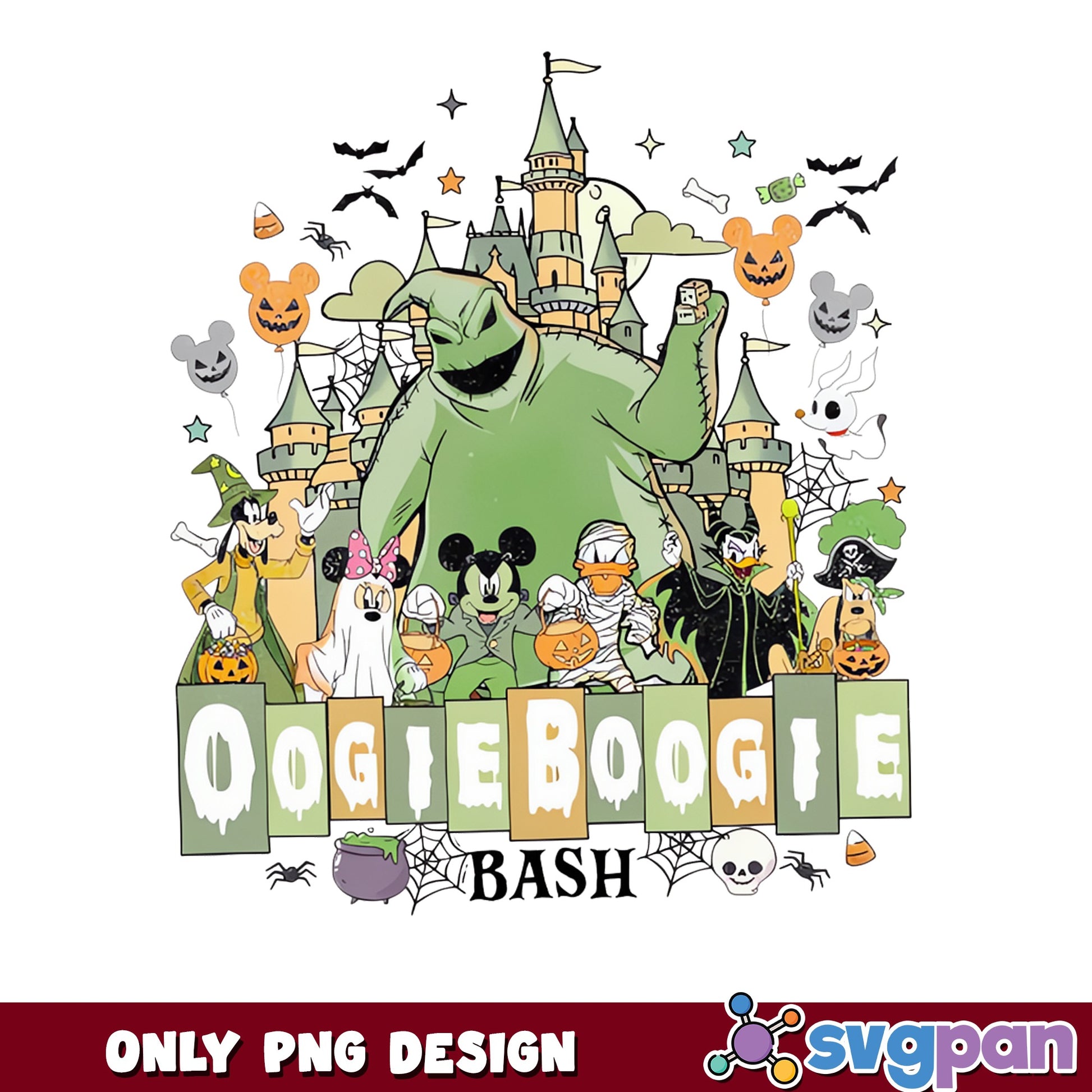 Oogie Boogie Bash Disney PNG, Halloween PNG, Mickey Mouse PNG