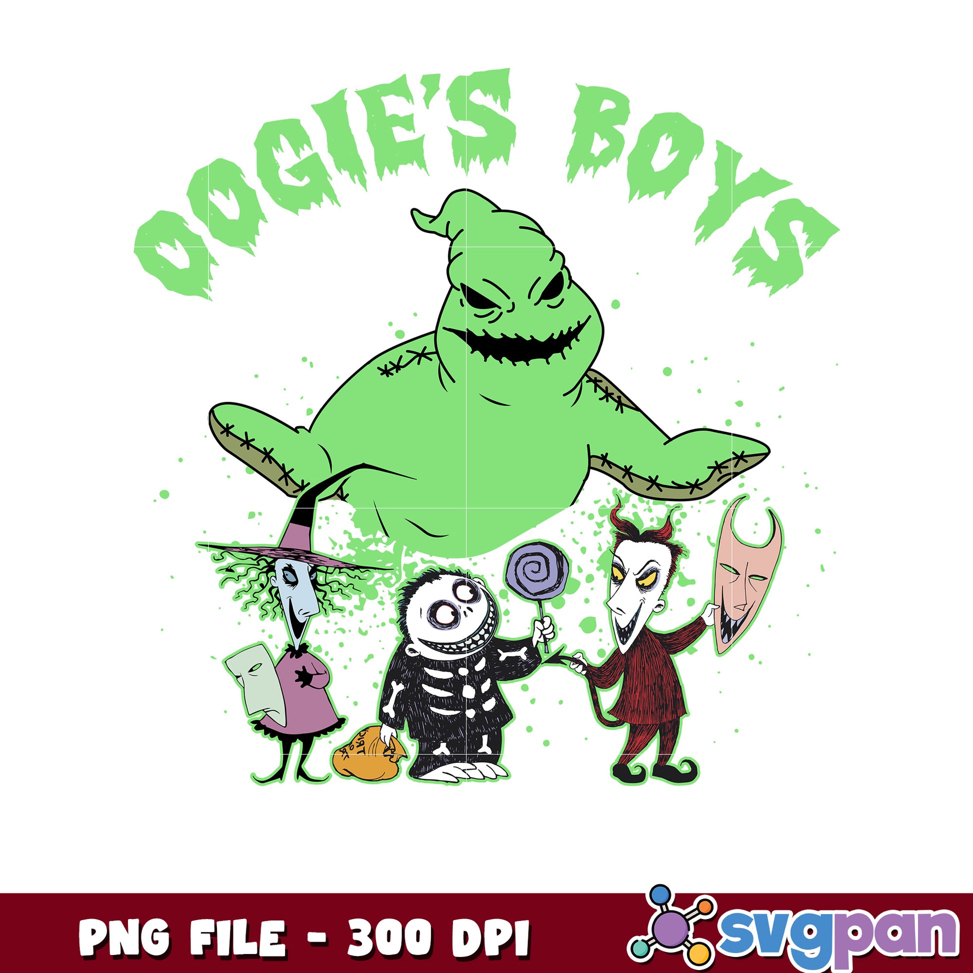 Oogie's boys png, halloween oogie boogie png, halloween toys png