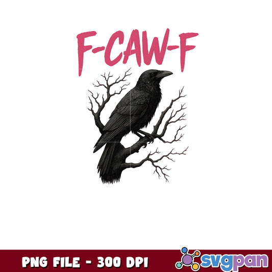 Option 1 (Focus on keyword)  Crow PNG 300 DPI F Caw F Graphic