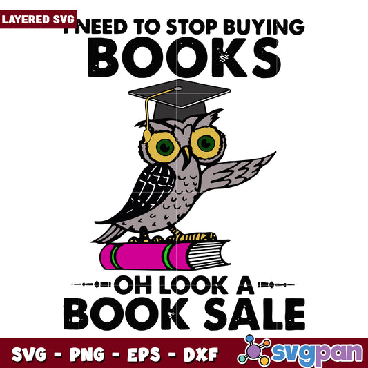 Owl i need ro stop buying books svg, halloween horror nights svg, spirit halloween svg
