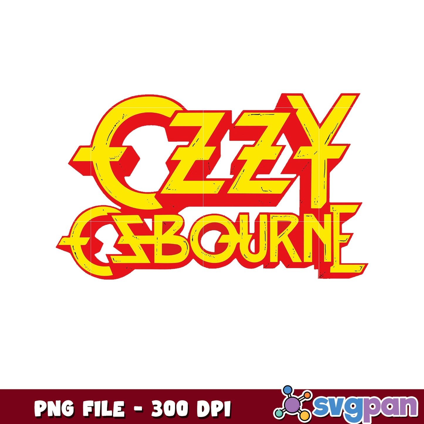 Ozzy osbourne logo png, heavy metal png, rock band emblem png