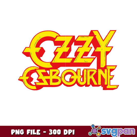 Ozzy osbourne logo png, heavy metal png, rock band emblem png