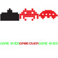 Pacman set svg bundle, pacman 30th anniversary svg, pacman game svg
