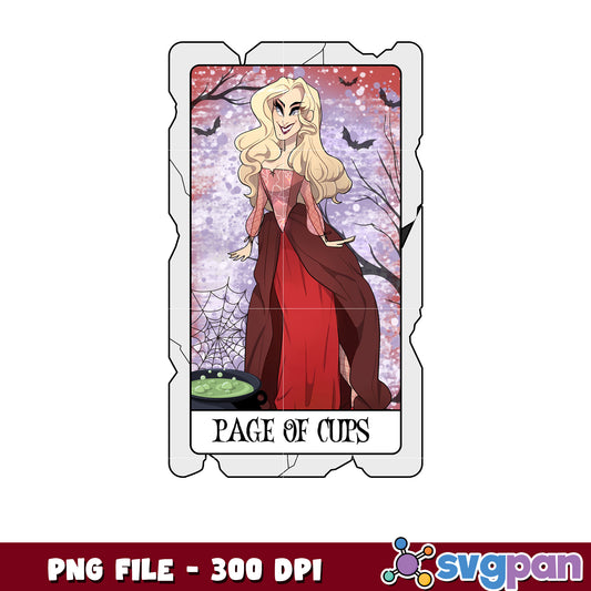 Page of cups design png, halloween movies png, halloween candy png