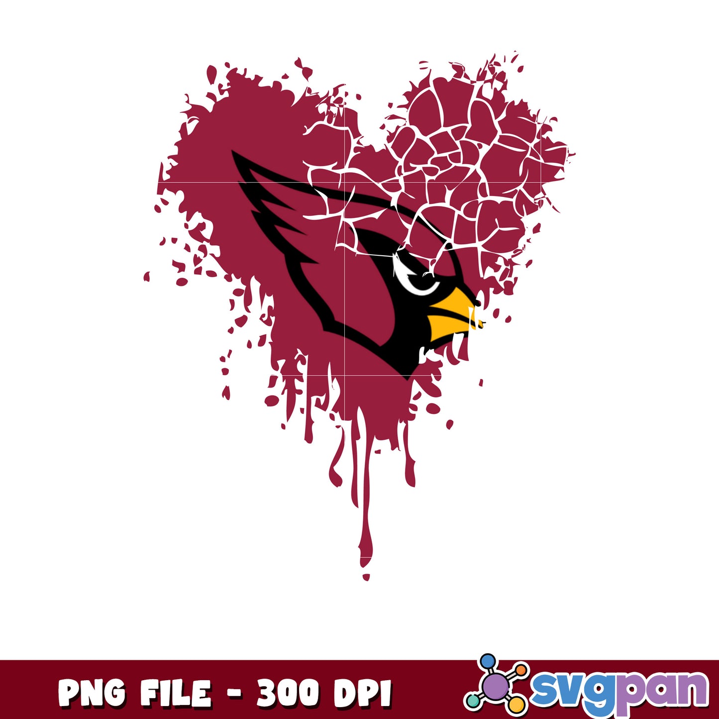 Painting arizona cardinals png, national football league png, nfl cardinals  png