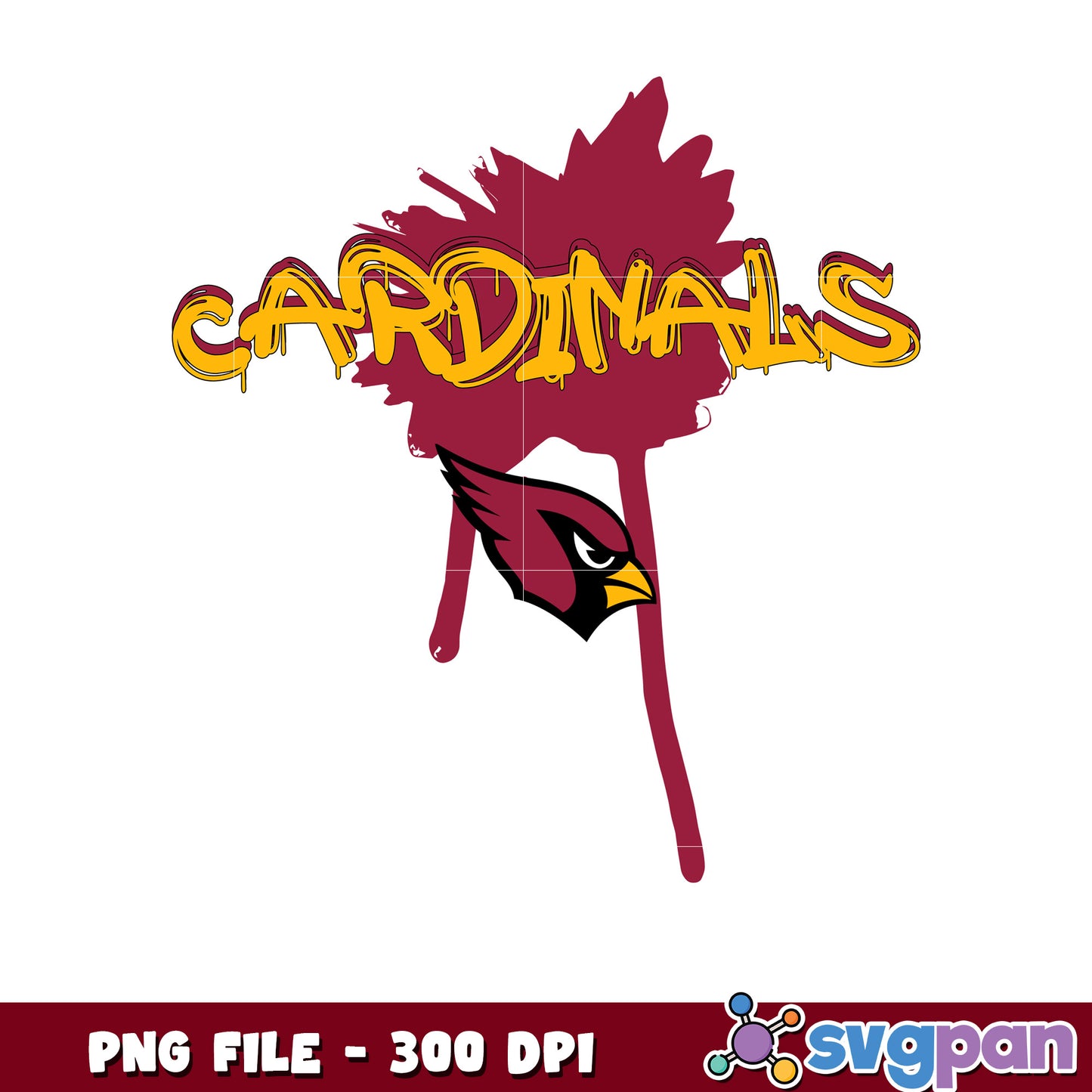 Painting design of arizona cardinals team png, national football league 2025 png, nfl games png