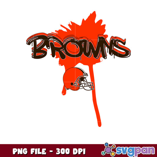 Painting design of cleveland browns team png, national football league 2025 png, nfl games png