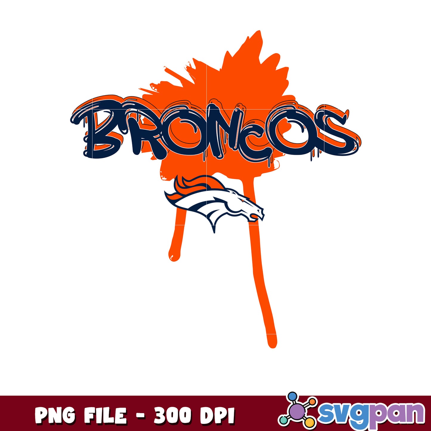 Painting design of denver broncos team png, national football league 2025 png, nfl games png