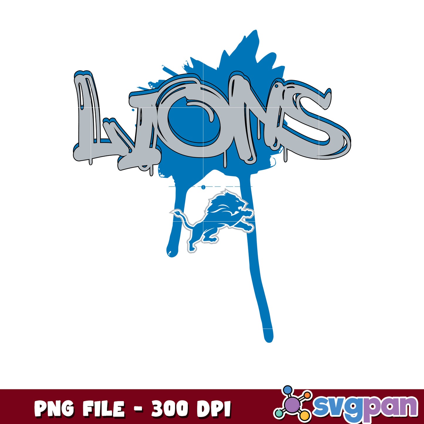 Painting design of detroit lions team png, national football league 2025 png, nfl games png