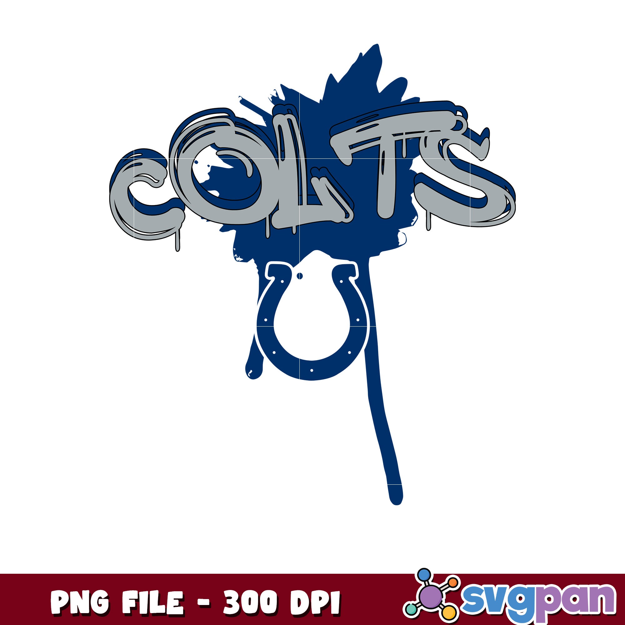 Painting design of indianapolis colts team png, national football leag ...
