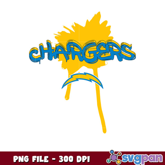 Painting design of los angeles chargers team png, national football league 2025 png, nfl games png