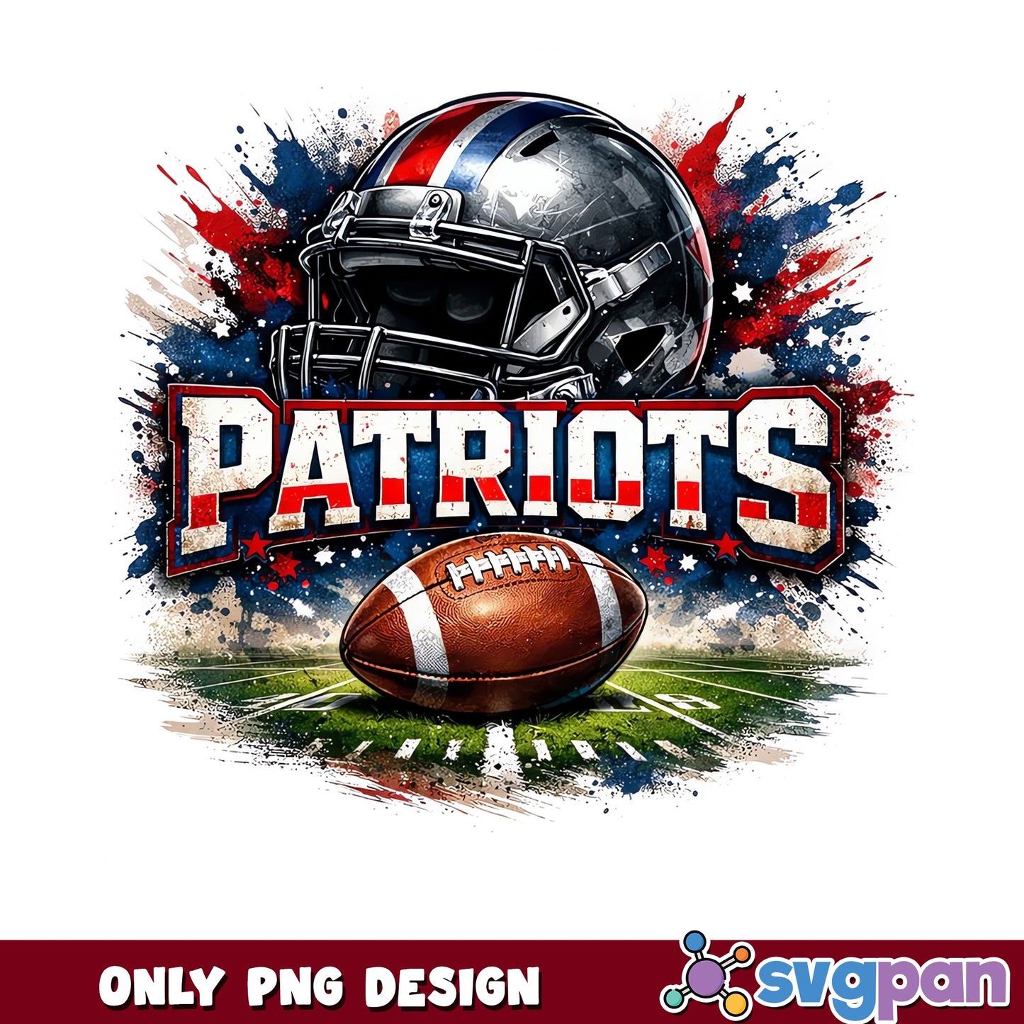 Patriots Football PNG, NFL Team Sublimation Design, PNG
