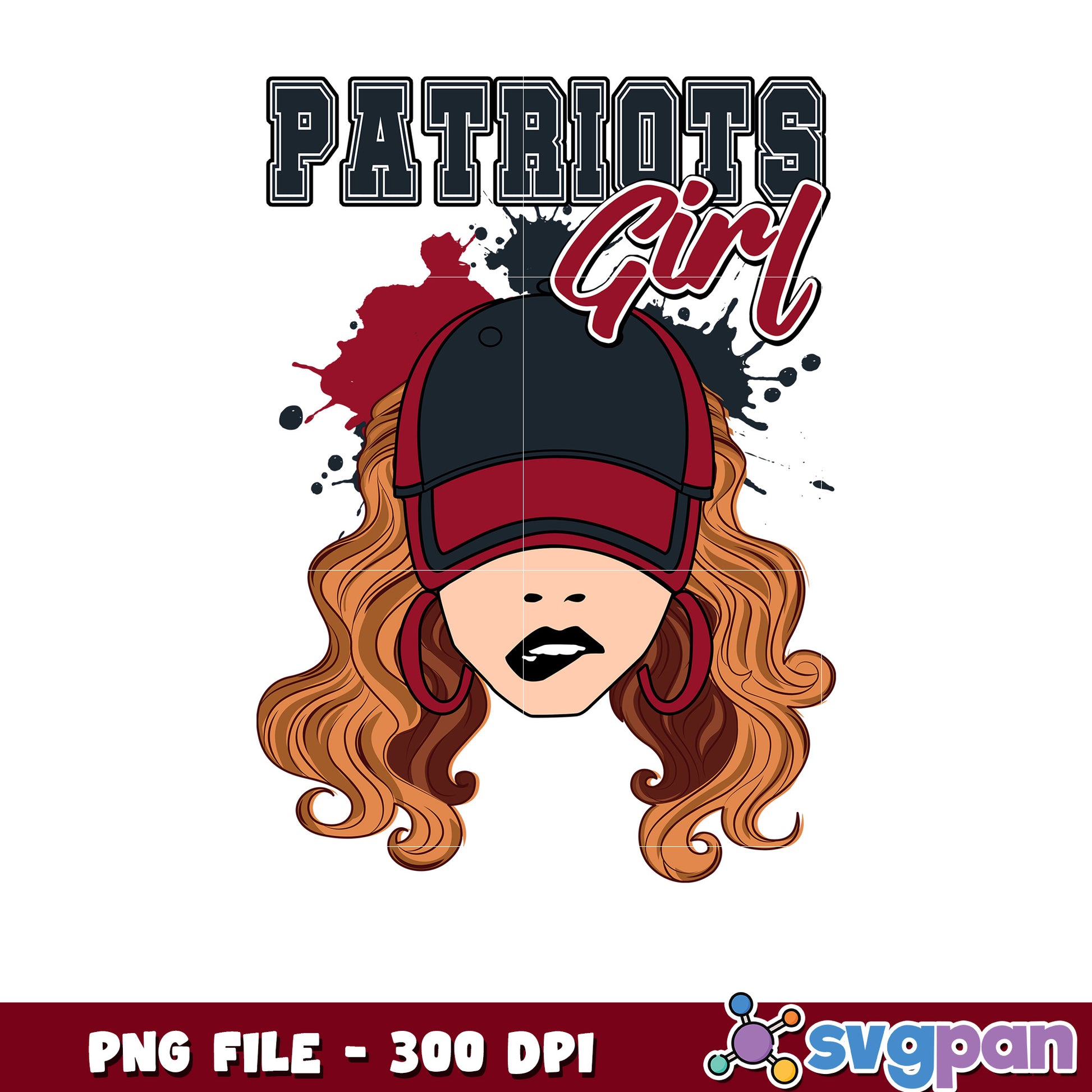 Patroits girl paint png, super bowl 2025 png, american football league png